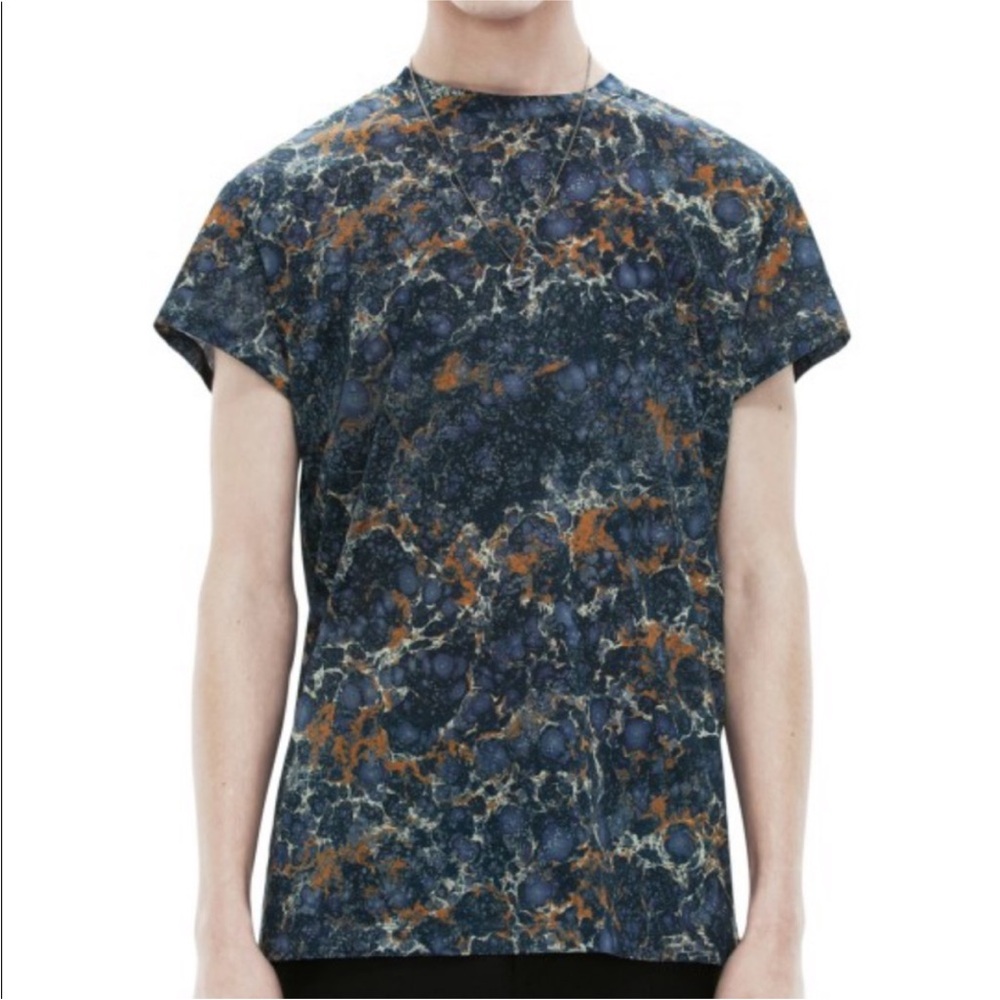 Acne Studios Mercury Blue T-Shirt Men’s Size Small Unisex Style